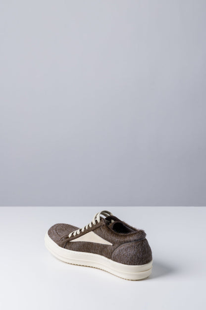 Rick Owens Vintage Sneaks in Indigo Calf Hair inner side