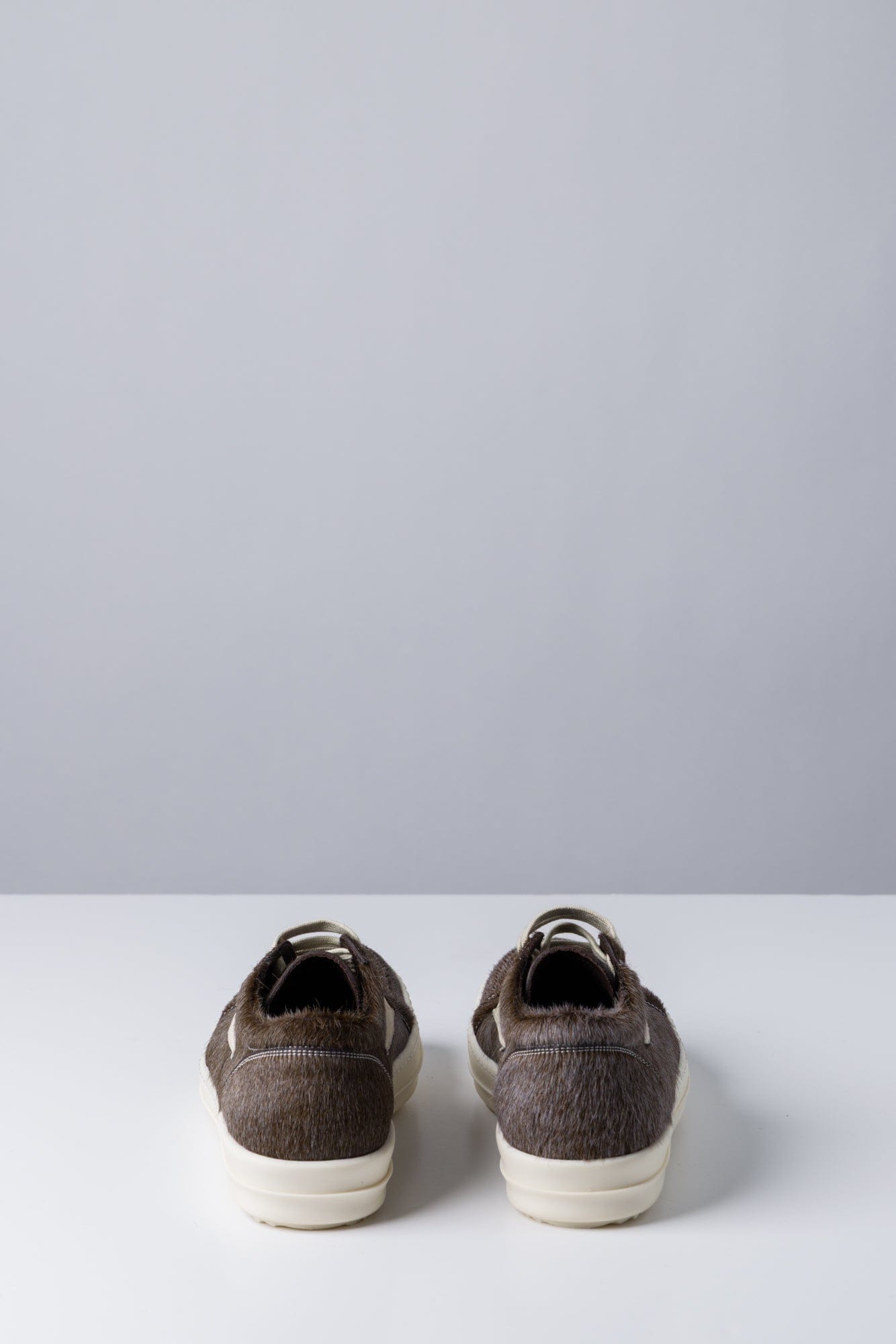 Rick Owens Vintage Sneaks in Indigo Calf Hair