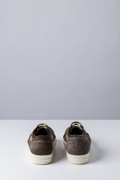 Rick Owens Vintage Sneaks in Indigo Calf Hair back