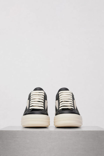 Rick Owens Vintage Sneakers in Black/Milk front