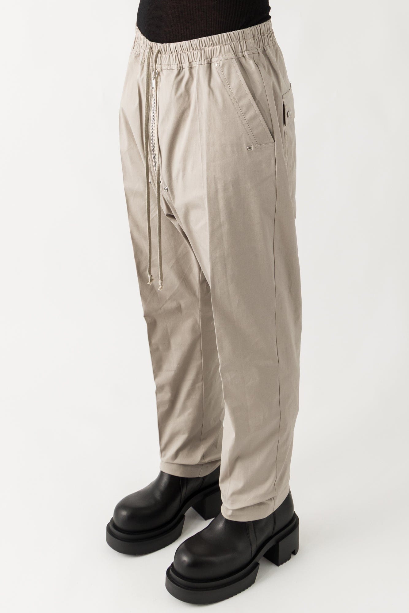 Rick Owens Bela Pants in Pearl side