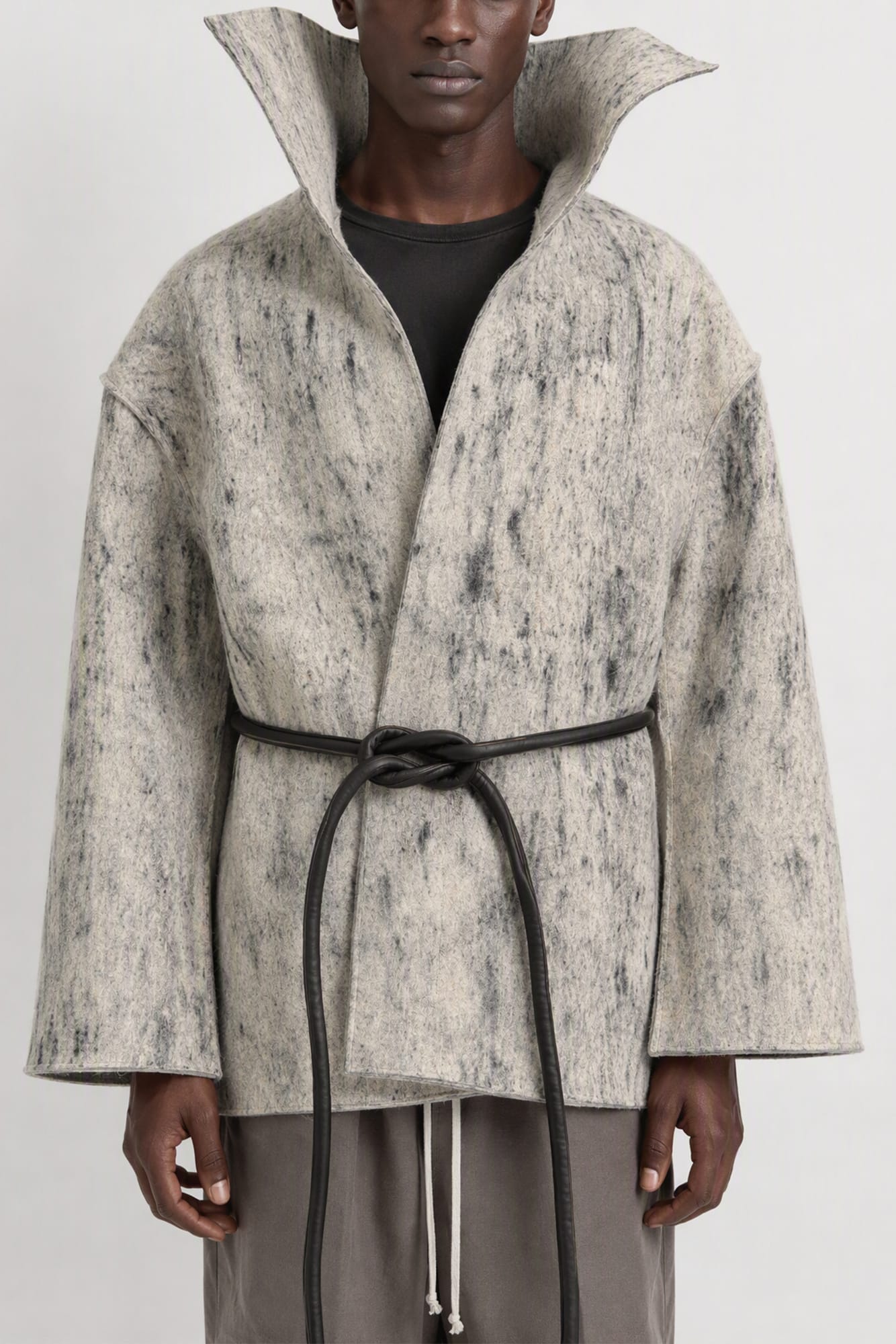 Rick Owens Felt Dracucollar