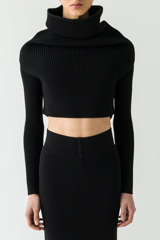 Rick Owens LS Cowl in Black