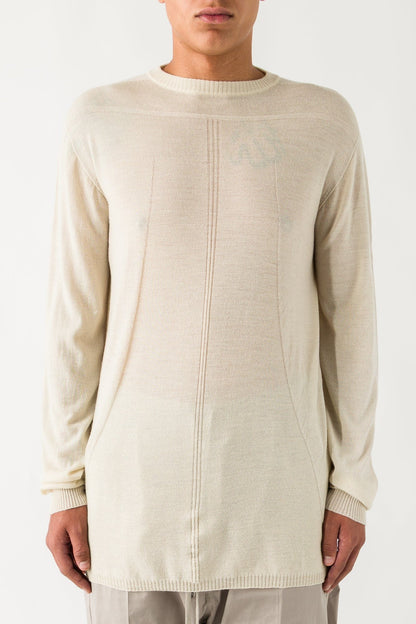 Rick Owens Oversized Level Sweater in Natural