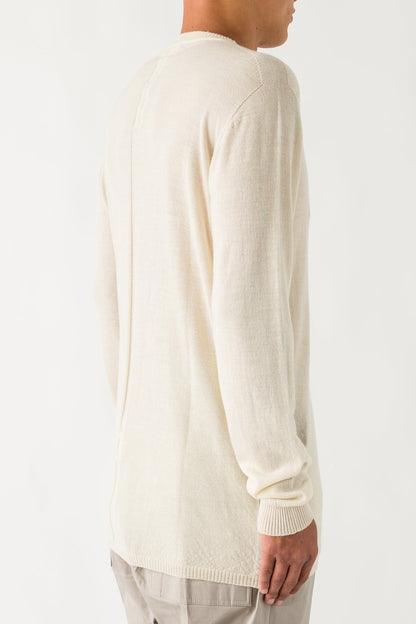 Rick Owens Oversized Level Sweater in Natural back