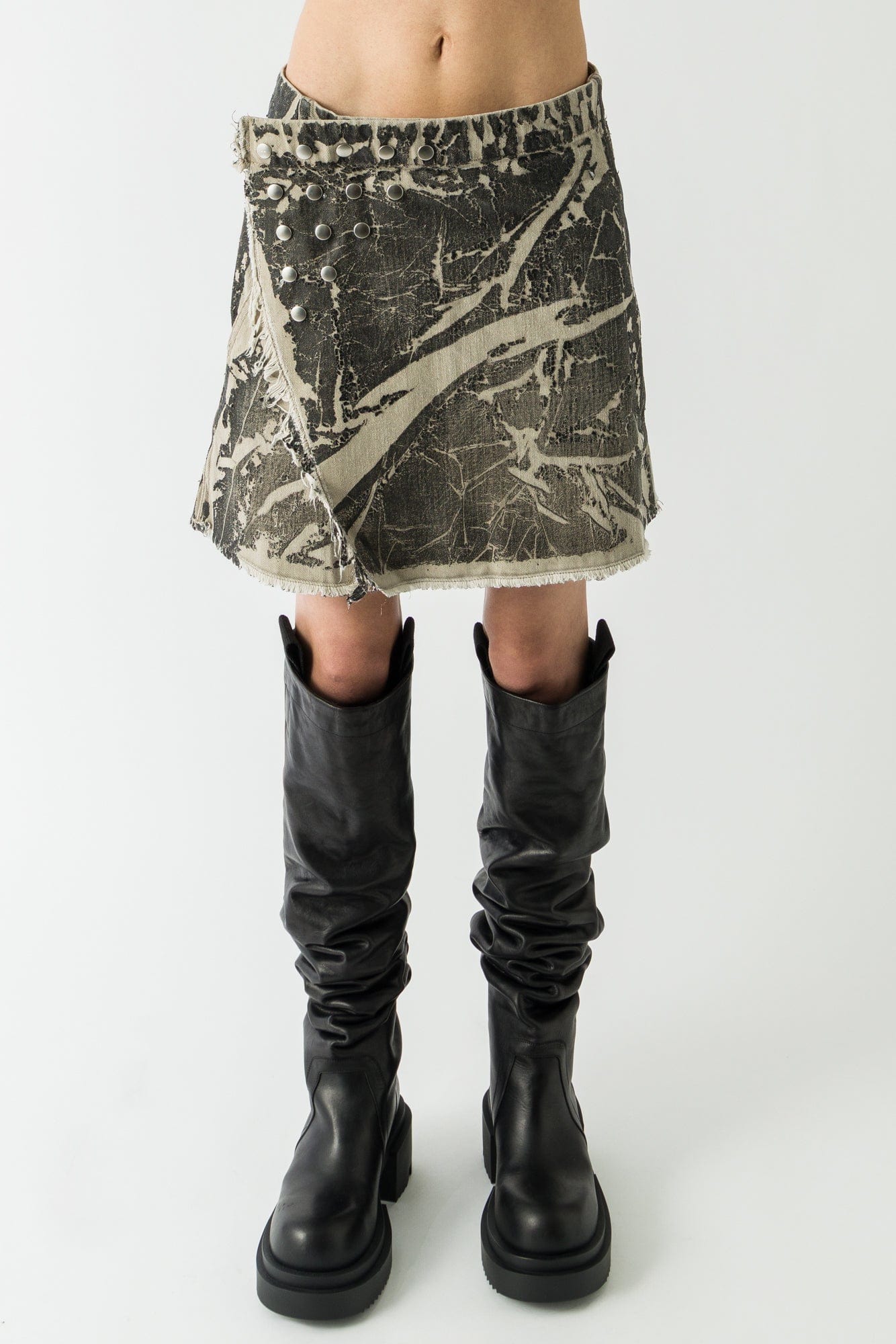 Rick Owens DRKSHDW Sissysnap Skirt in Black