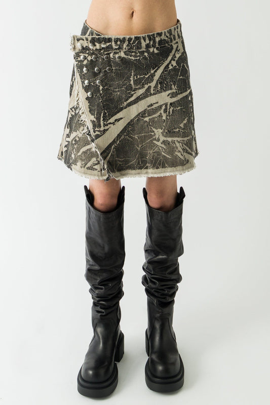 Rick Owens DRKSHDW Sissysnap Skirt in Black