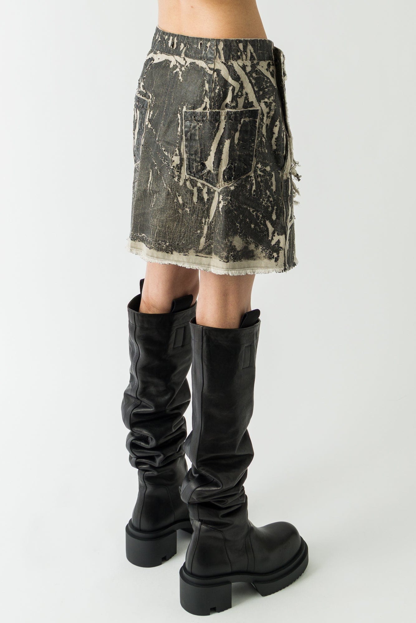 Rick Owens DRKSHDW Sissysnap Skirt in Black
