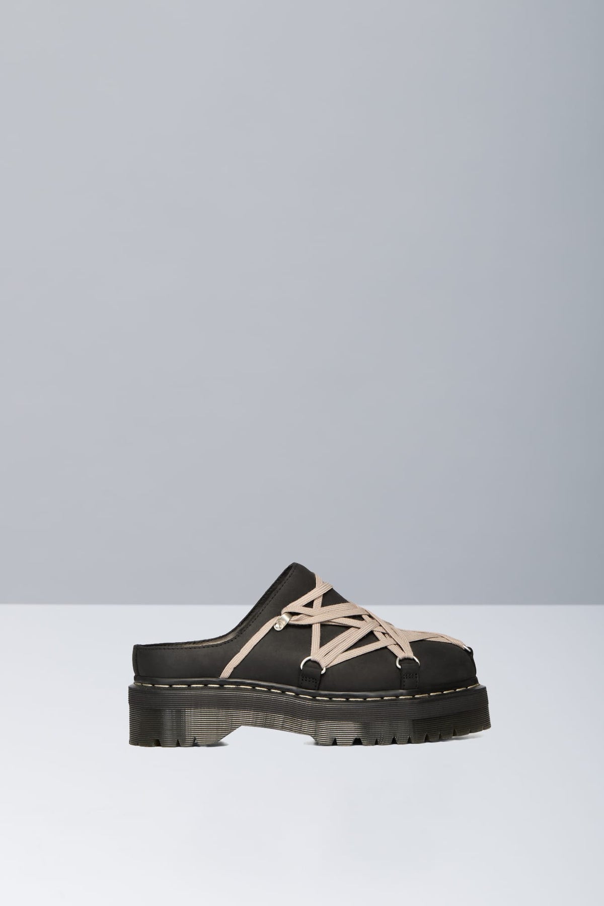 Rick Owens x Dr. Martens Quad Sole Megalace Mule M