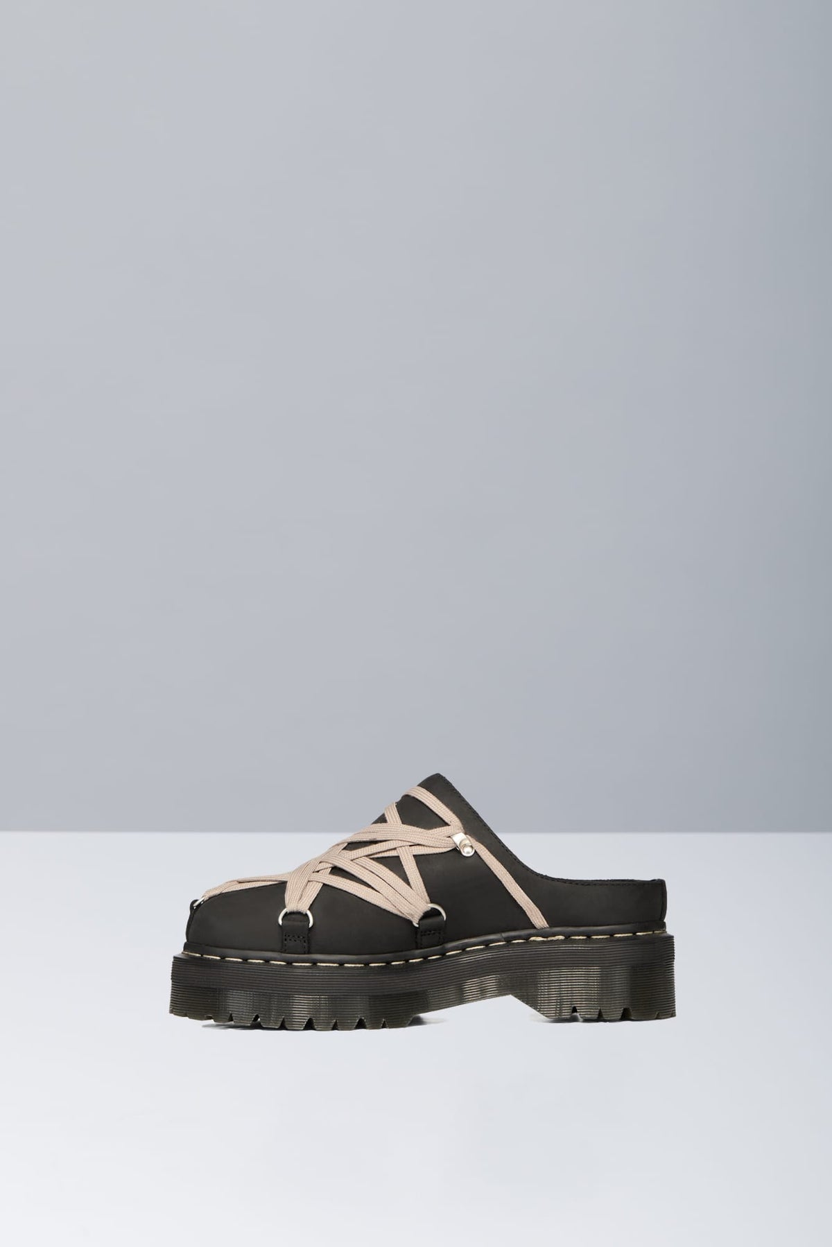 Rick Owens x Dr. Martens Quad Sole Megalace Mule W