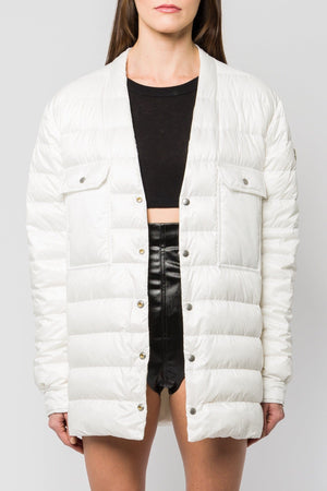 Rick Owens x Moncler Outershirt in Milk