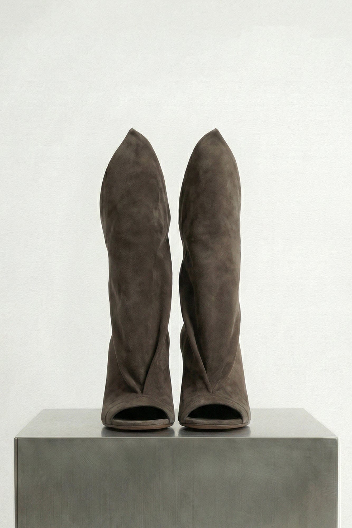 Rick Owens Cantilever Strutter Sandal in Dust front