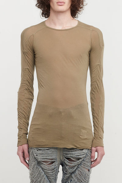 Rick Owens DRKSHDW Scarification LS T in Pale Green – Antidote