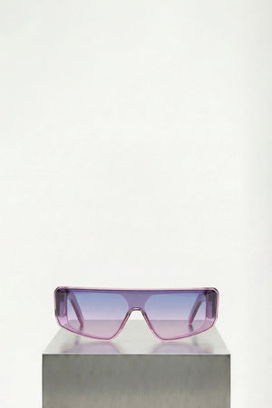 Rick Owens Performa Sunglasses  in Violet
