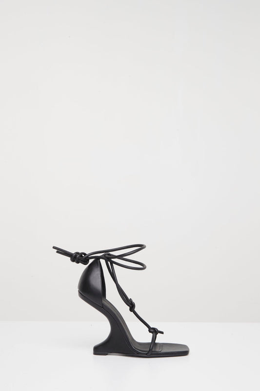 Rick Owens Cantilever 12T Straps Sandal in Black