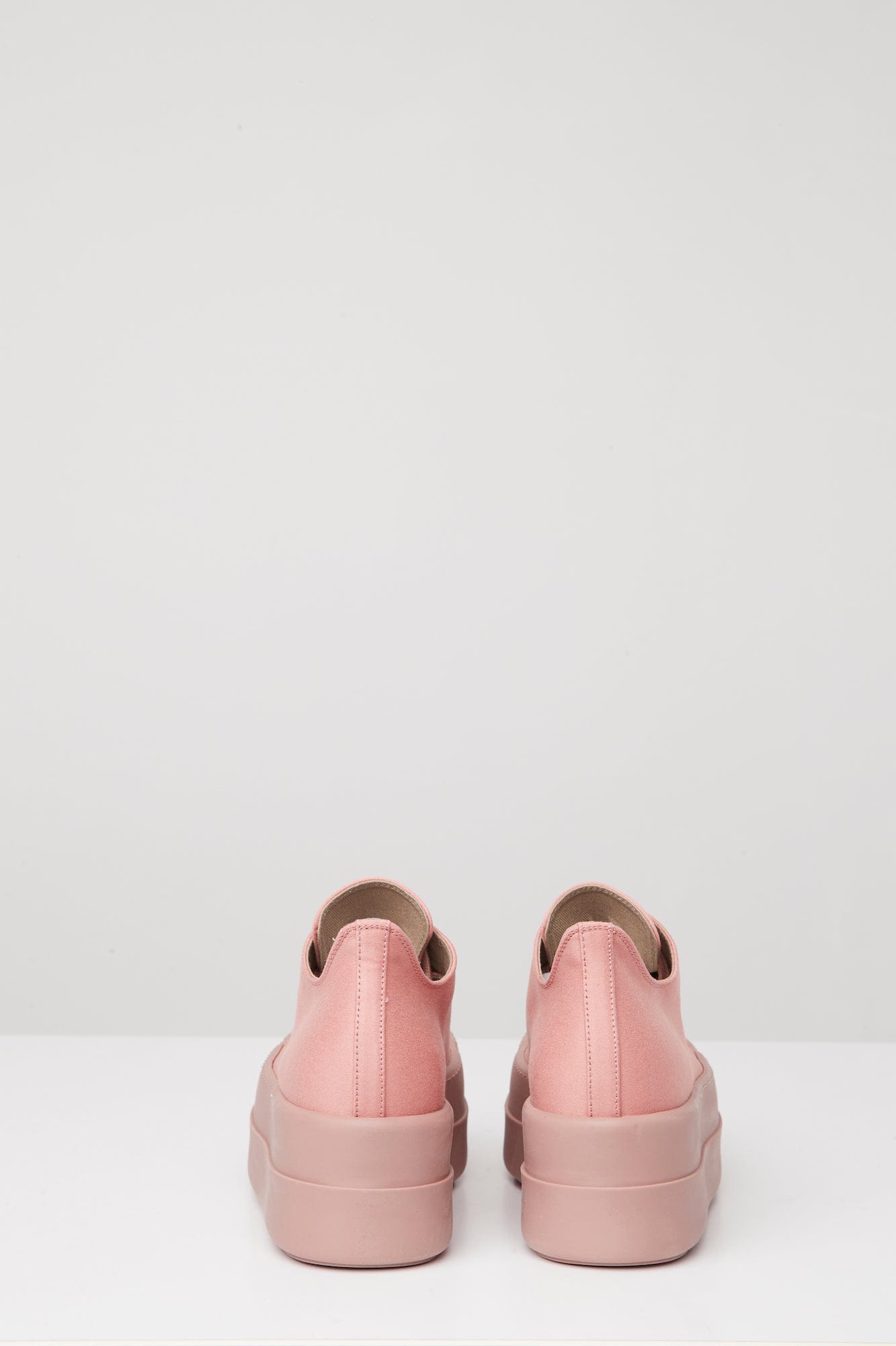 Rick Owens DRKSHDW Double Bumper Low Sneaks in Dark Pink Rick Owens DRKSHDW Double Bumper Low Sneaks in Dark Pink