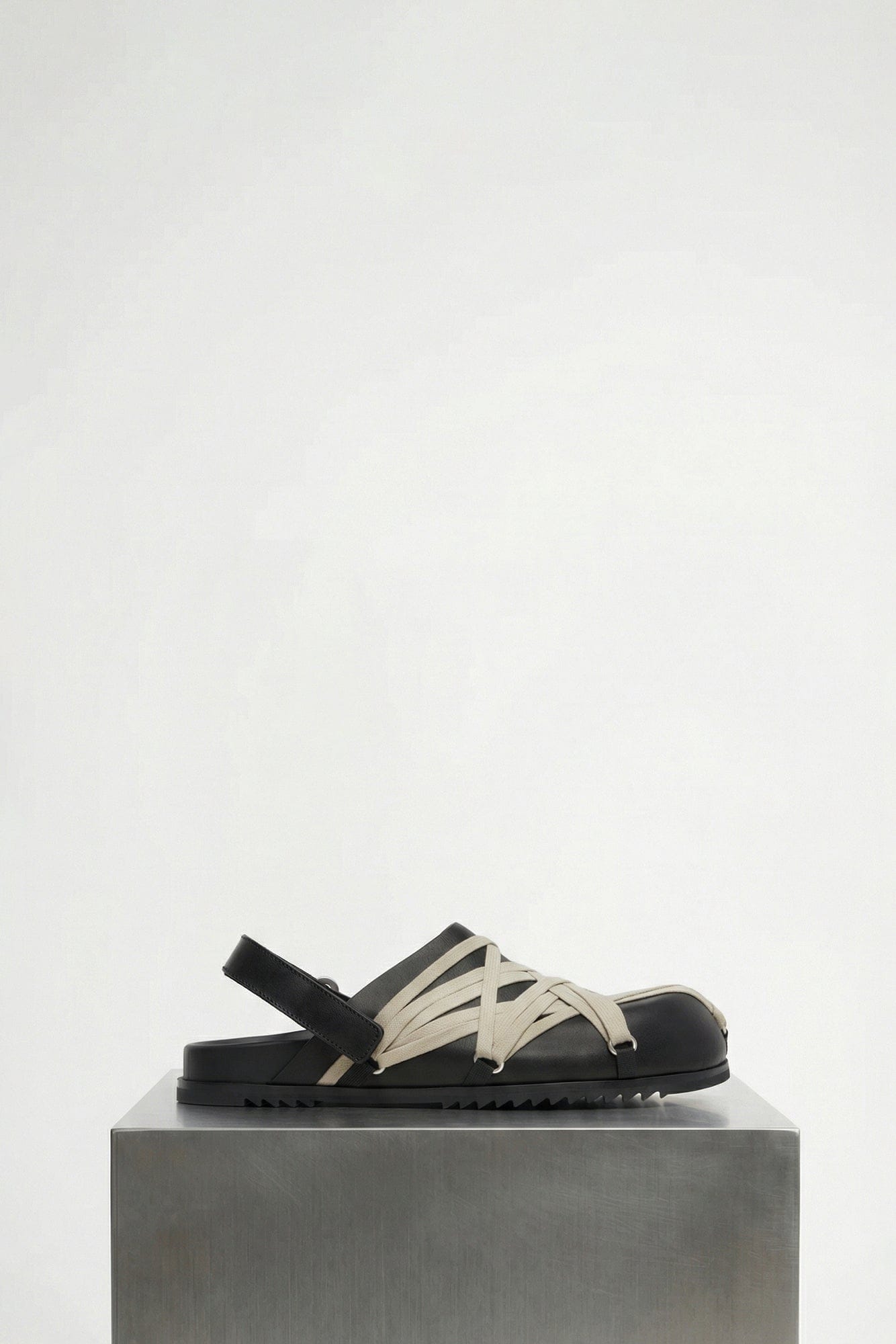 Rick Owens Sandali In Pelle Megalace Mule SS26