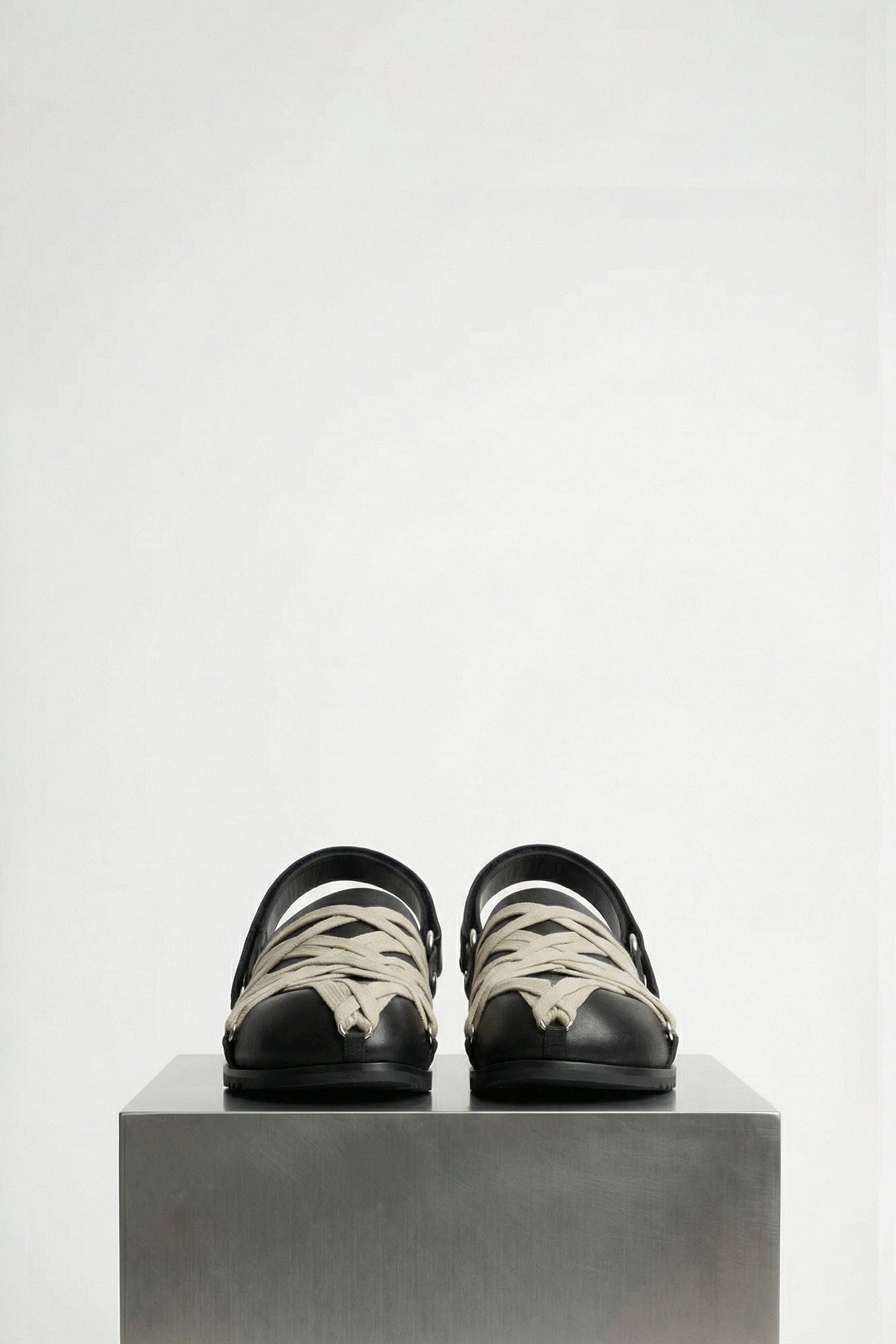 Rick Owens Sandali In Pelle Megalace Mule SS26