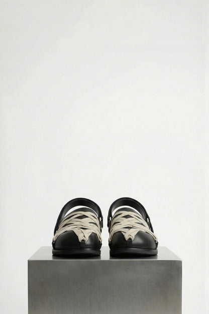 Rick Owens Sandali In Pelle Megalace Mule SS26 front