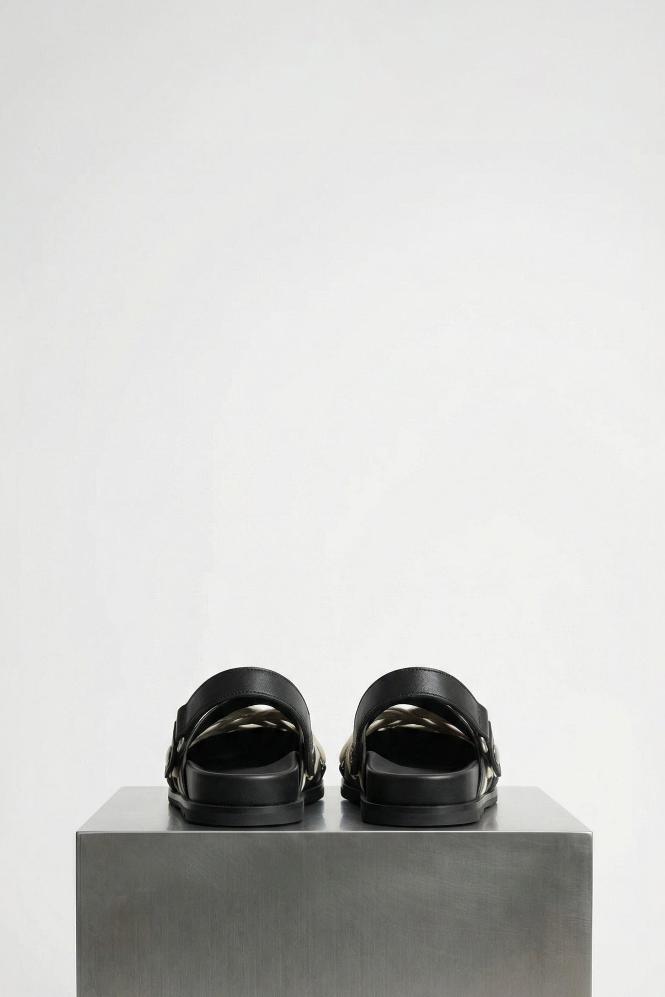 Rick Owens Sandali In Pelle Megalace Mule SS26 back