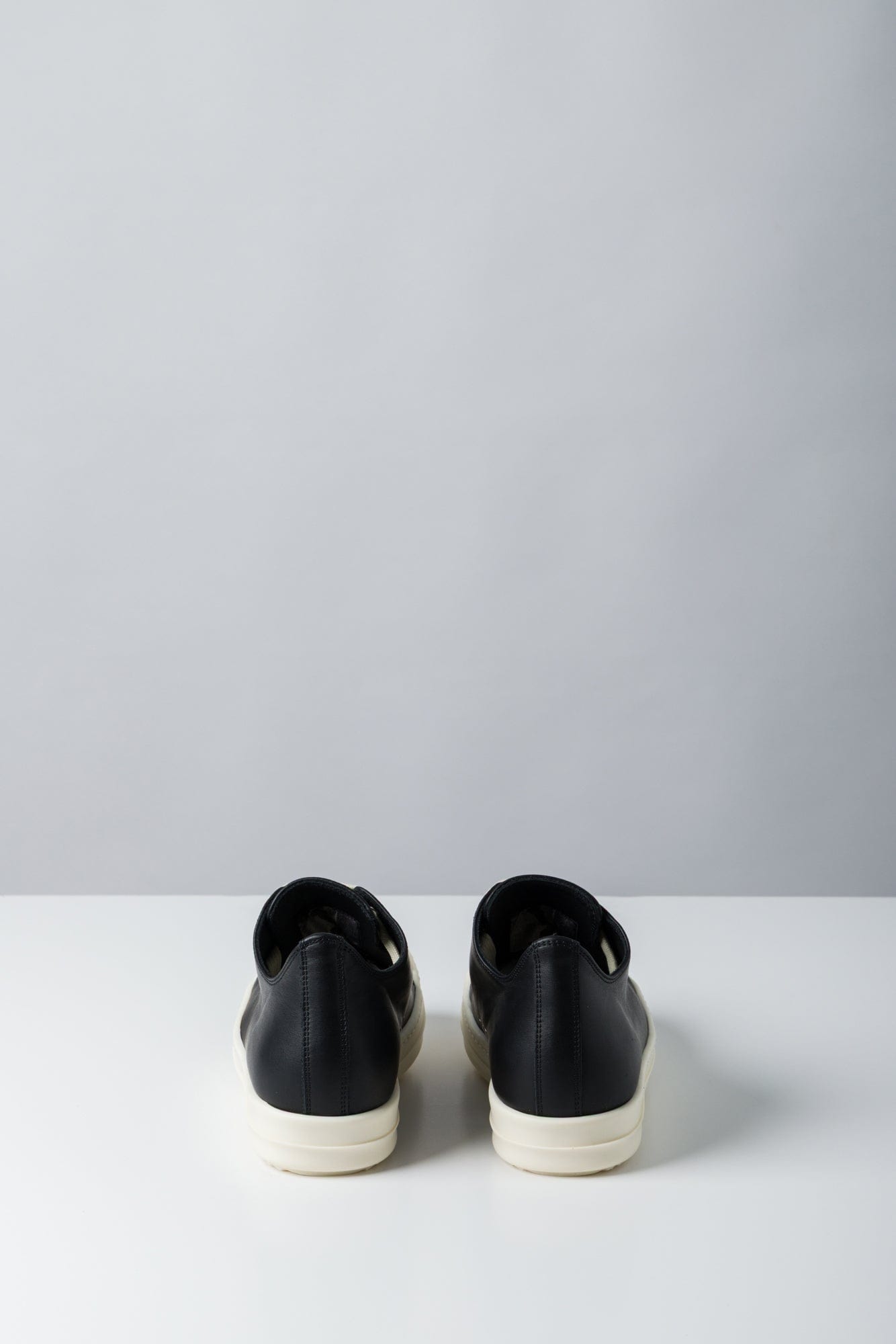 Rick Owens Baby Low Sneaks in Black back