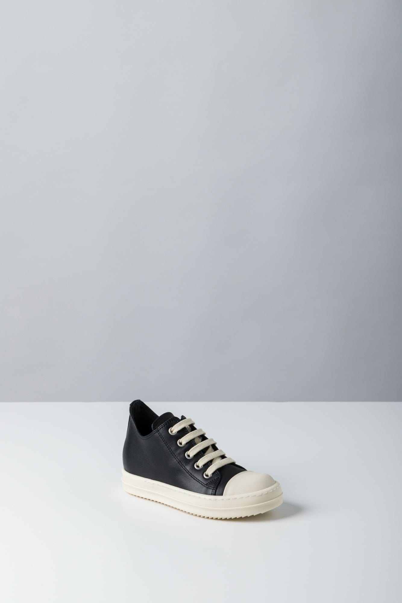 Rick Owens Baby Low Sneaks in Black