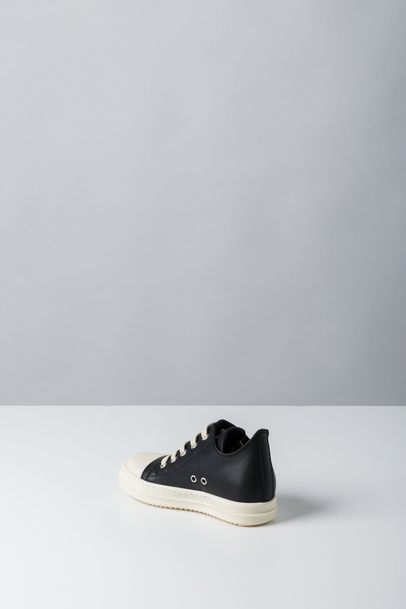 Rick Owens Baby Low Sneaks in Black
