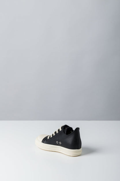 Rick Owens Baby Low Sneaks in Black side
