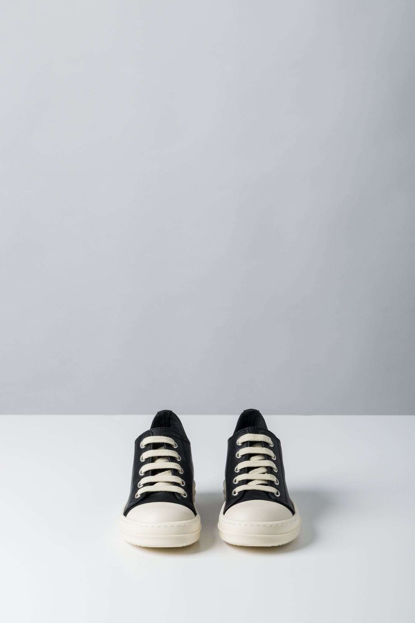 Rick Owens Baby Low Sneaks in Black