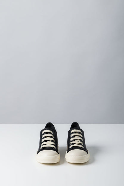 Rick Owens Baby Low Sneaks in Black front