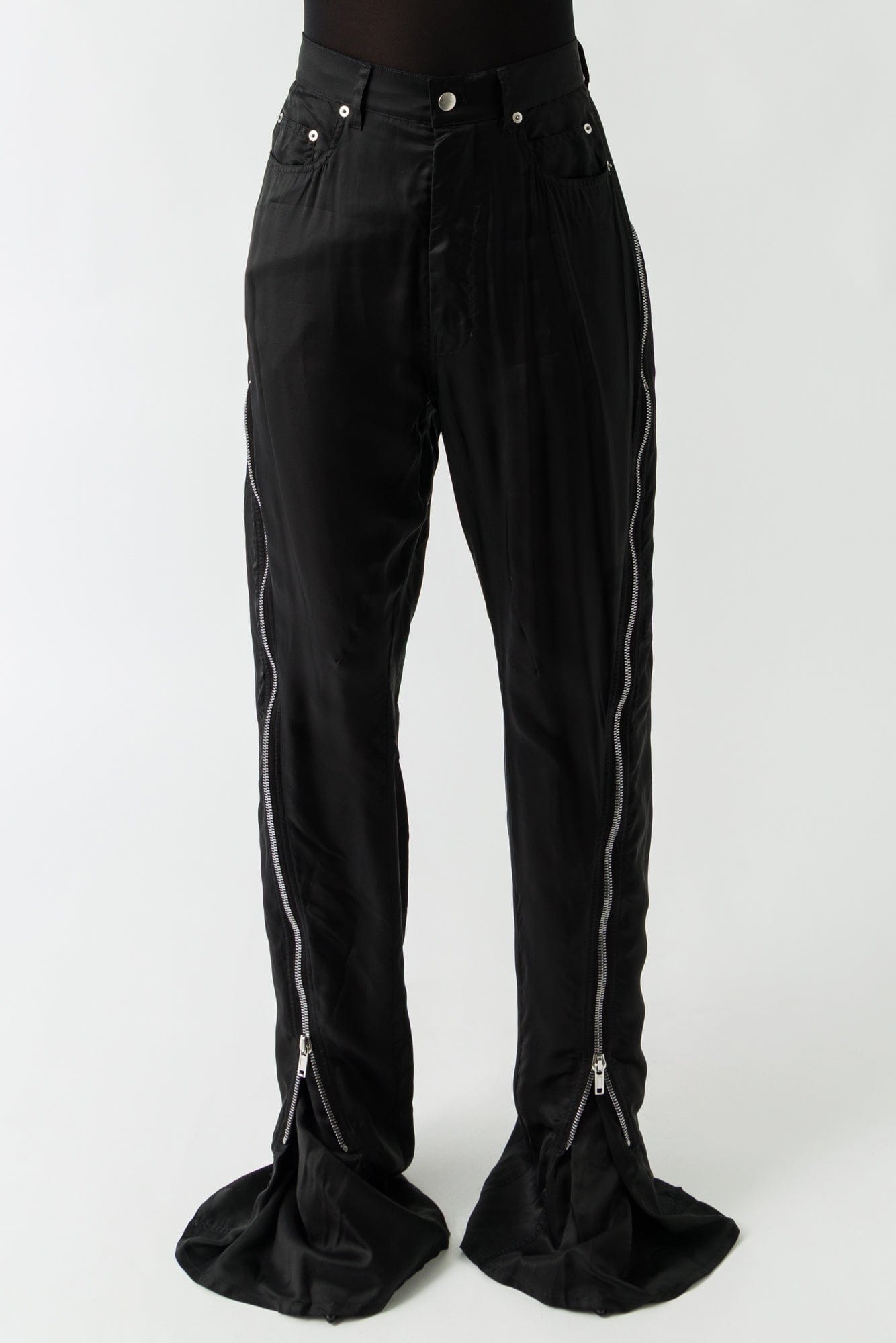 Rick Owens Bolan Banana Trousers in Cupro Twill