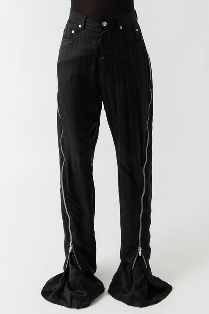 Rick Owens Bolan Banana Trousers in Cupro Twill