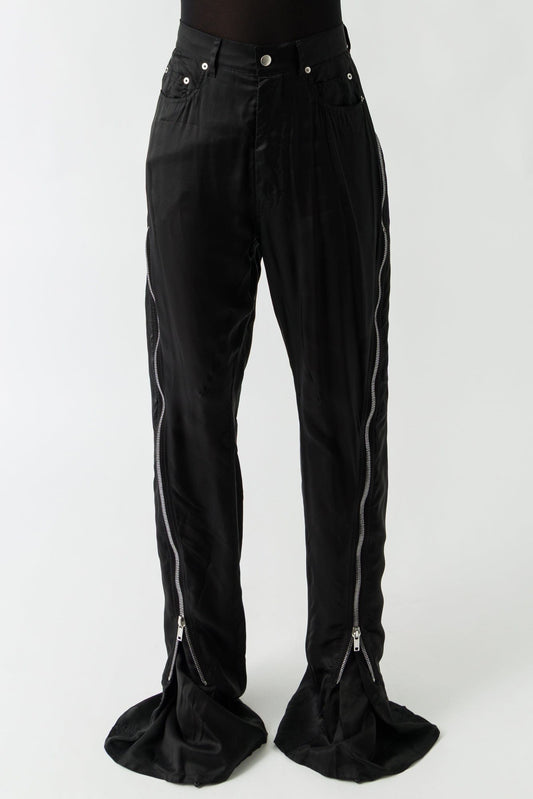 Rick Owens Bolan Banana Trousers in Cupro Twill