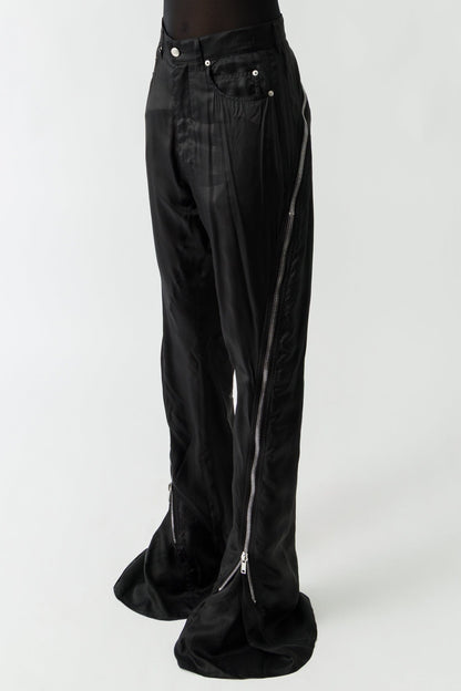 Rick Owens Bolan Banana Trousers in Cupro Twill side
