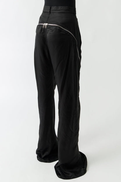 Rick Owens Bolan Banana Trousers in Cupro Twill back