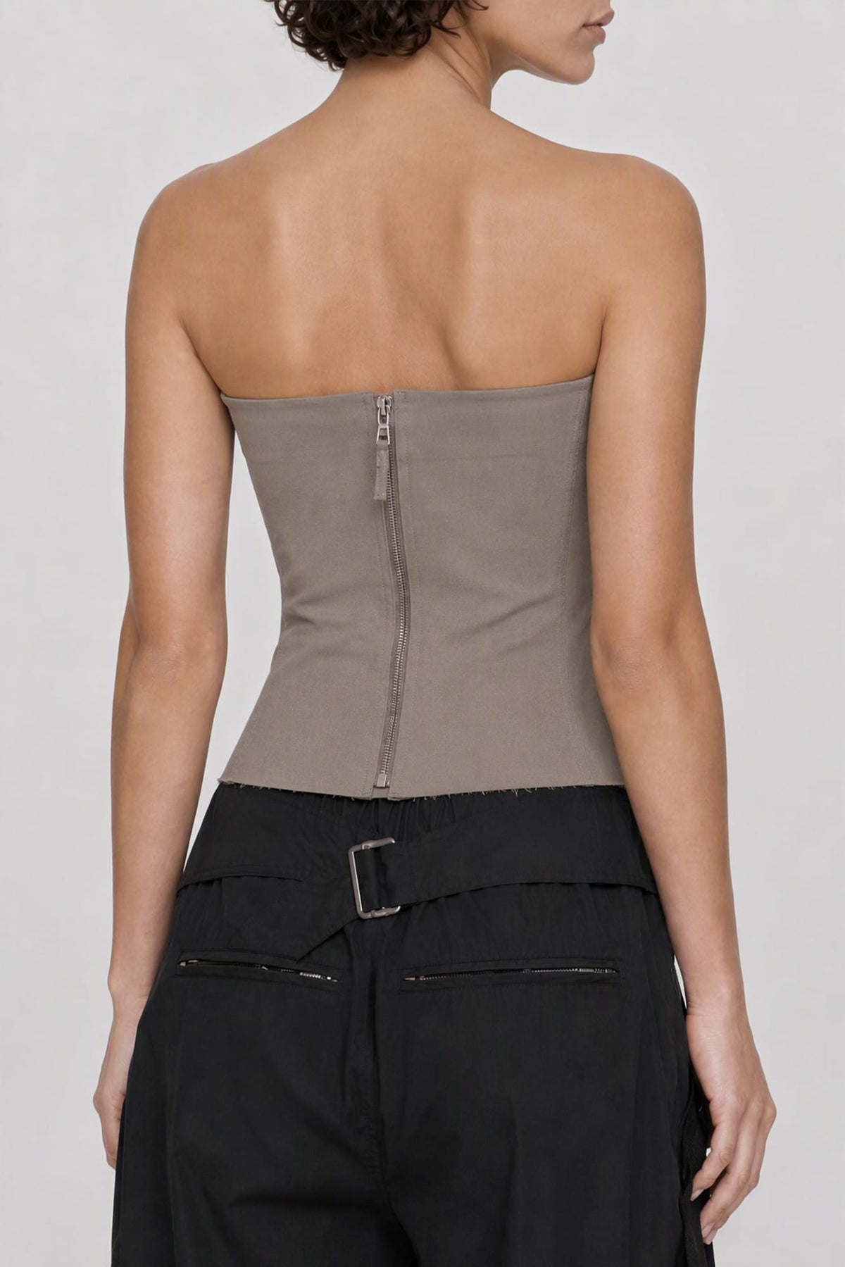 Rick Owens Bustier Top in Dust back