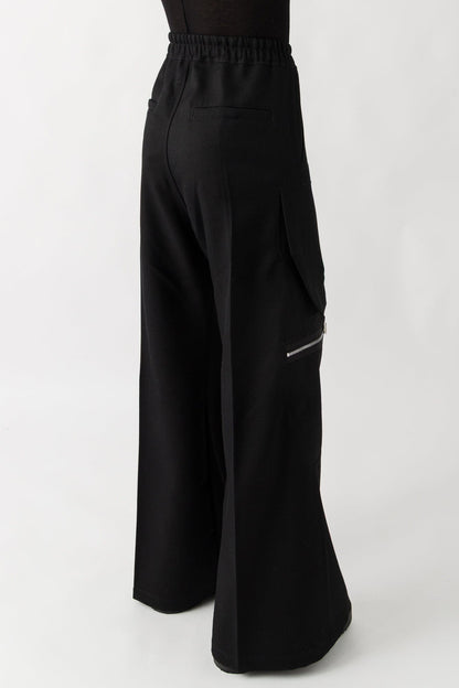 Rick Owens Cargobelas in Black Wool back