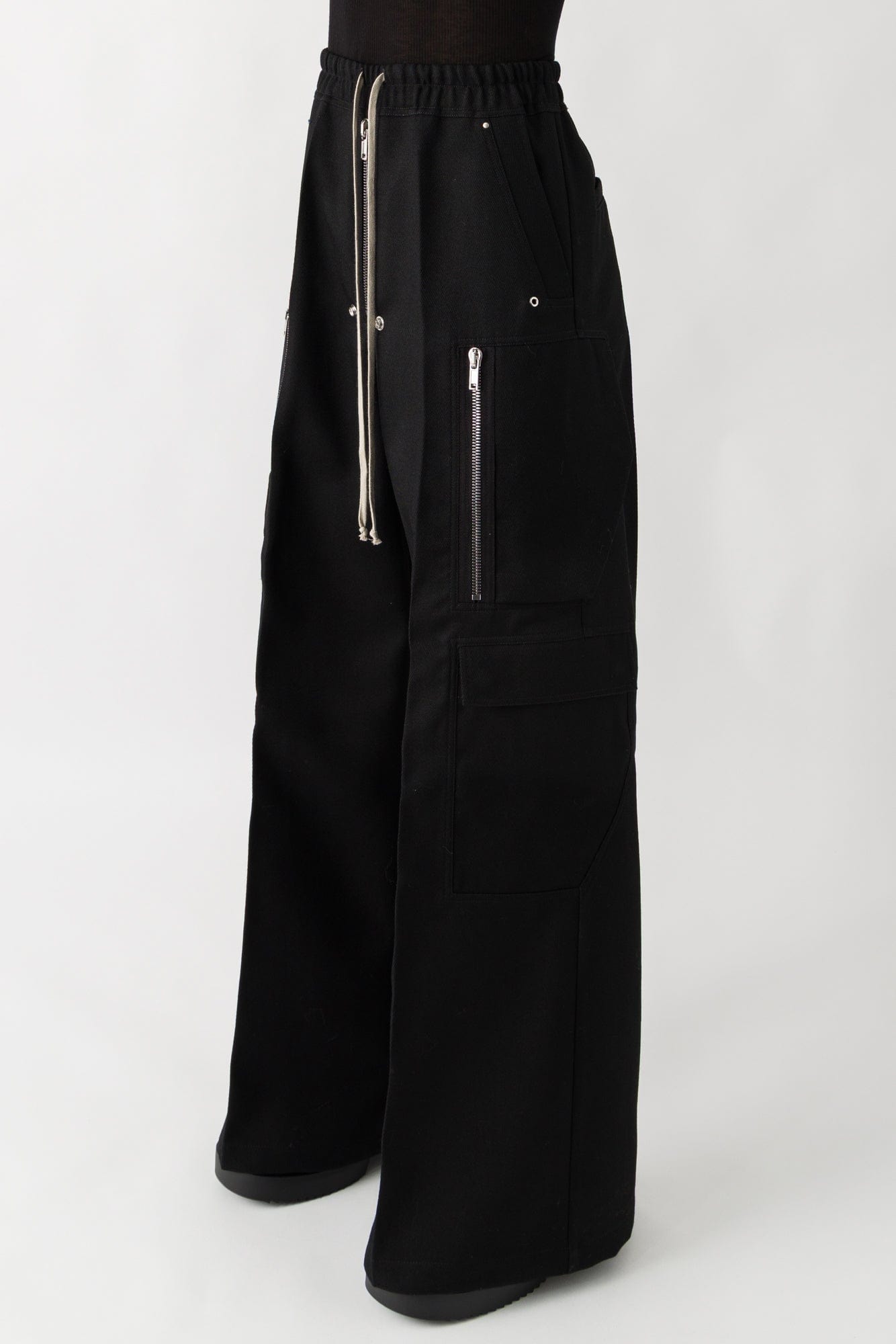 Rick Owens Cargobelas in Black Wool