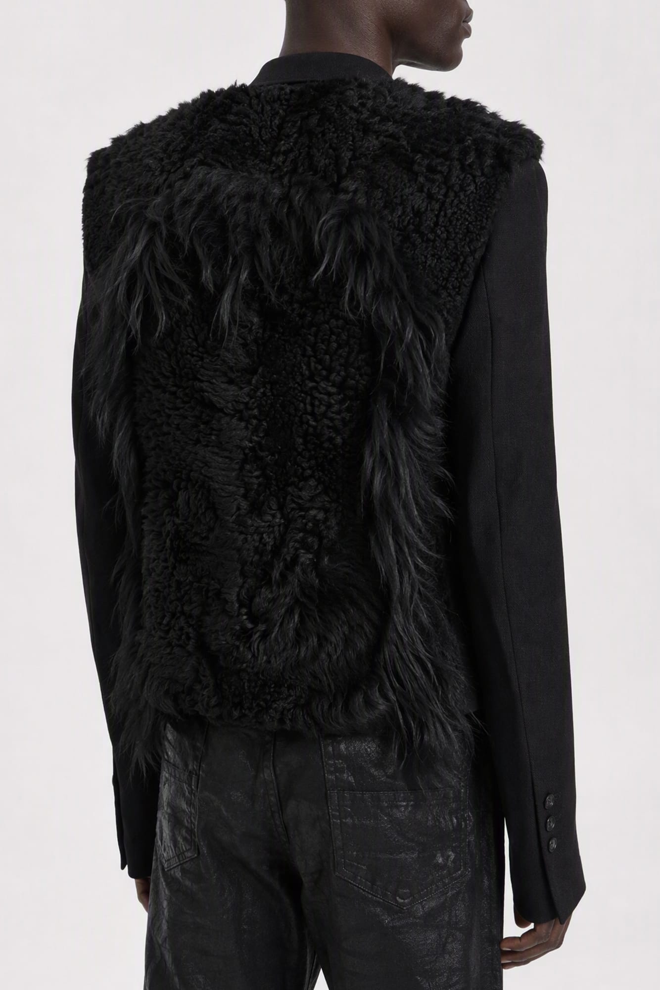 Rick Owens Mens Alice Jacket in Black