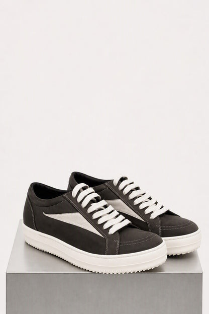 Rick Owens Vintage Sneaks in Washed Black side