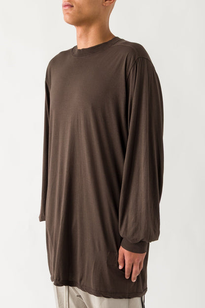 Rick Owens DRKSHDW Jumbo LS T in Dark Dust side