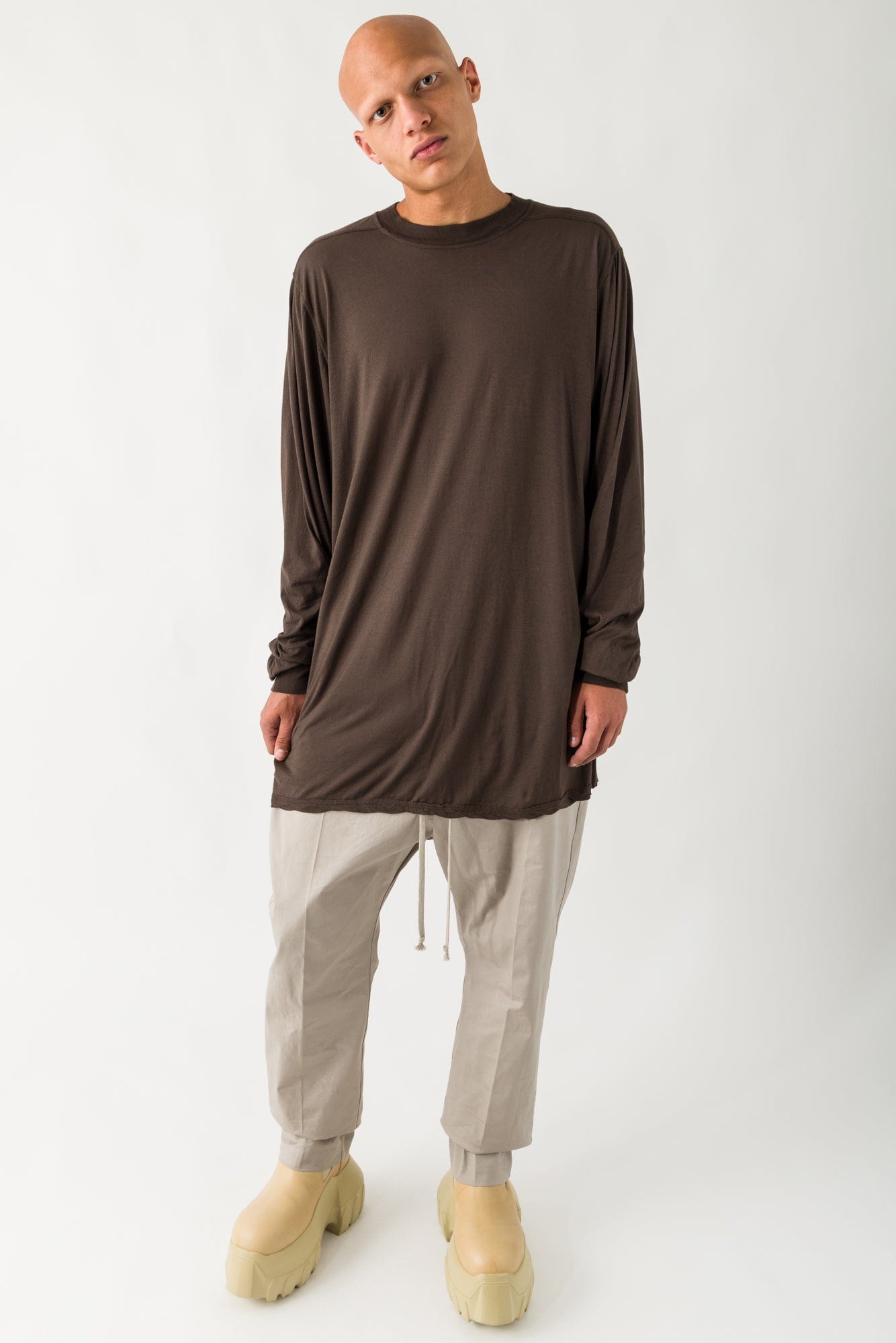 Rick Owens DRKSHDW Jumbo LS T in Dark Dust