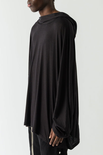 Rick Owens Hooded Tunic in Black side