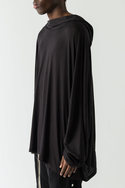 Rick Owens Hooded Tunic in Black side