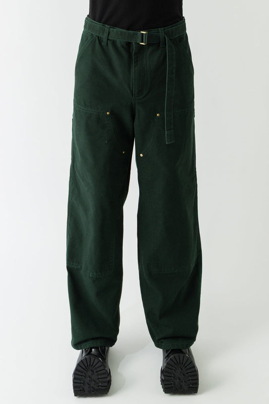 Sacai Carhartt Duck Pants In Green