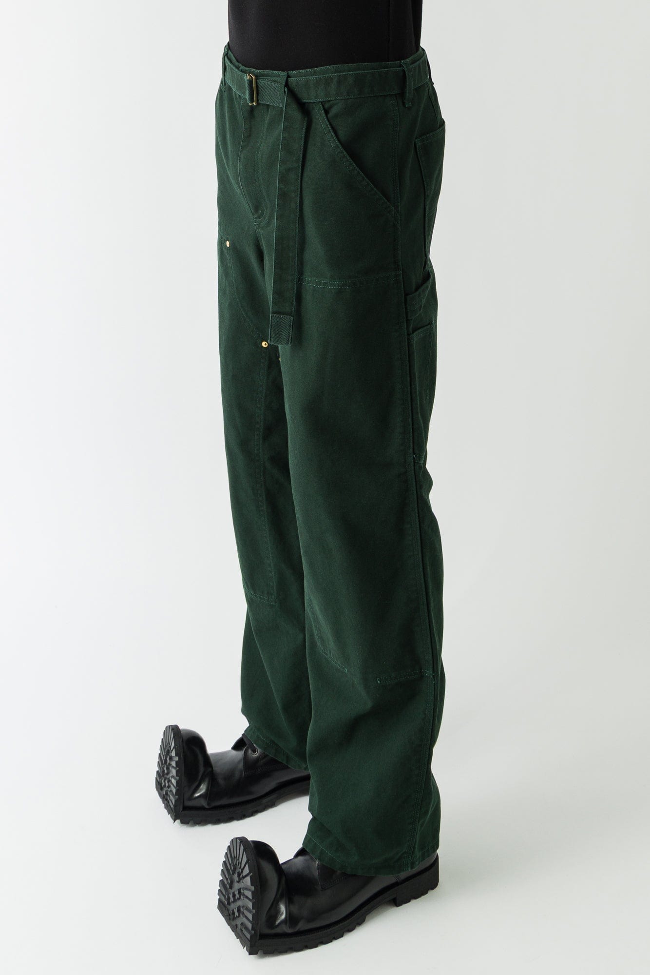 Sacai Carhartt Duck Pants In Green side