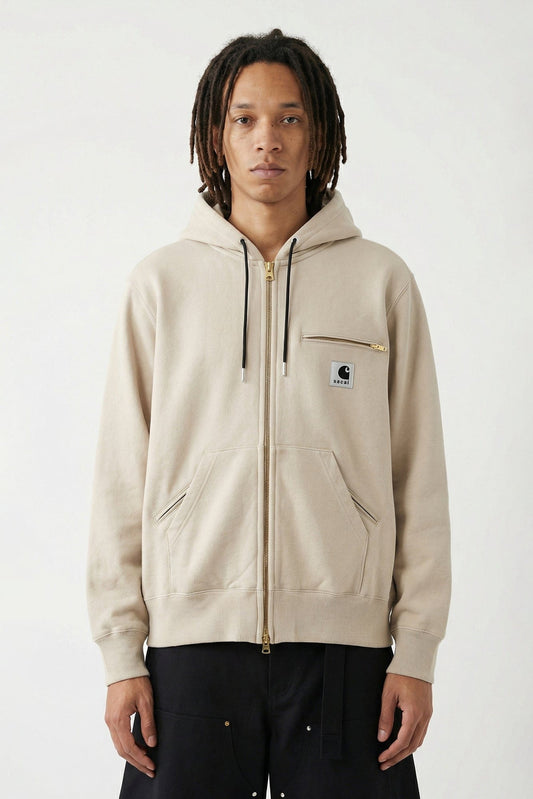 Sacai Carhartt WIP Cotton Jersey Hoodie
