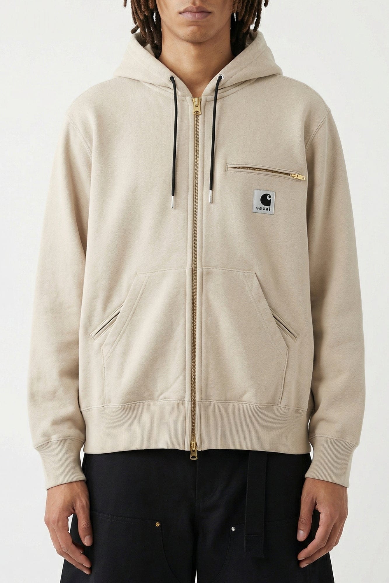 Sacai Carhartt WIP Cotton Jersey Hoodie