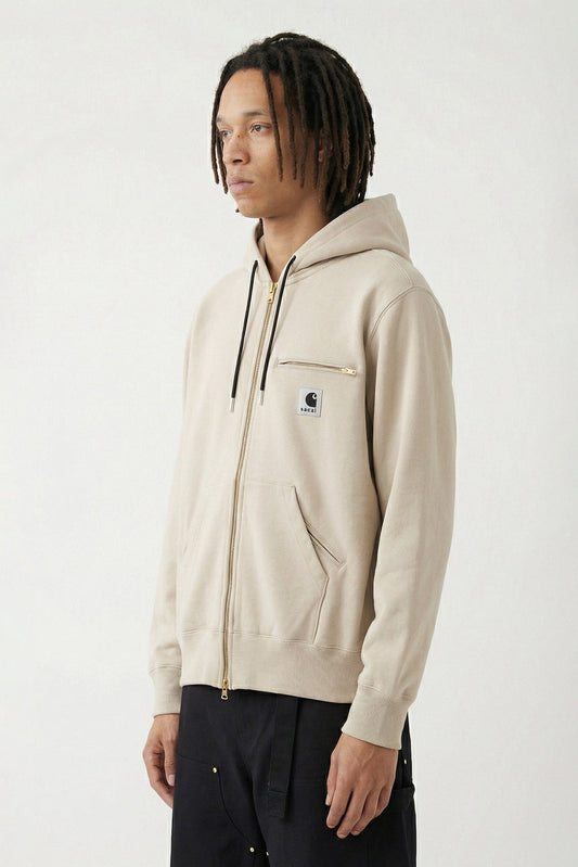Sacai Carhartt WIP Cotton Jersey Hoodie side