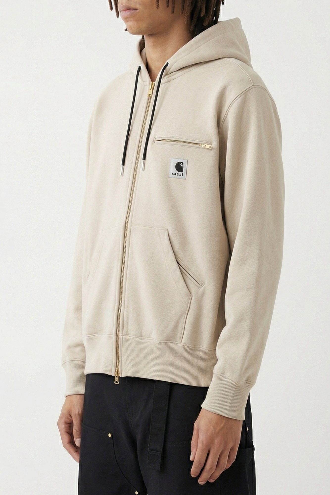 Sacai Carhartt WIP Cotton Jersey Hoodie